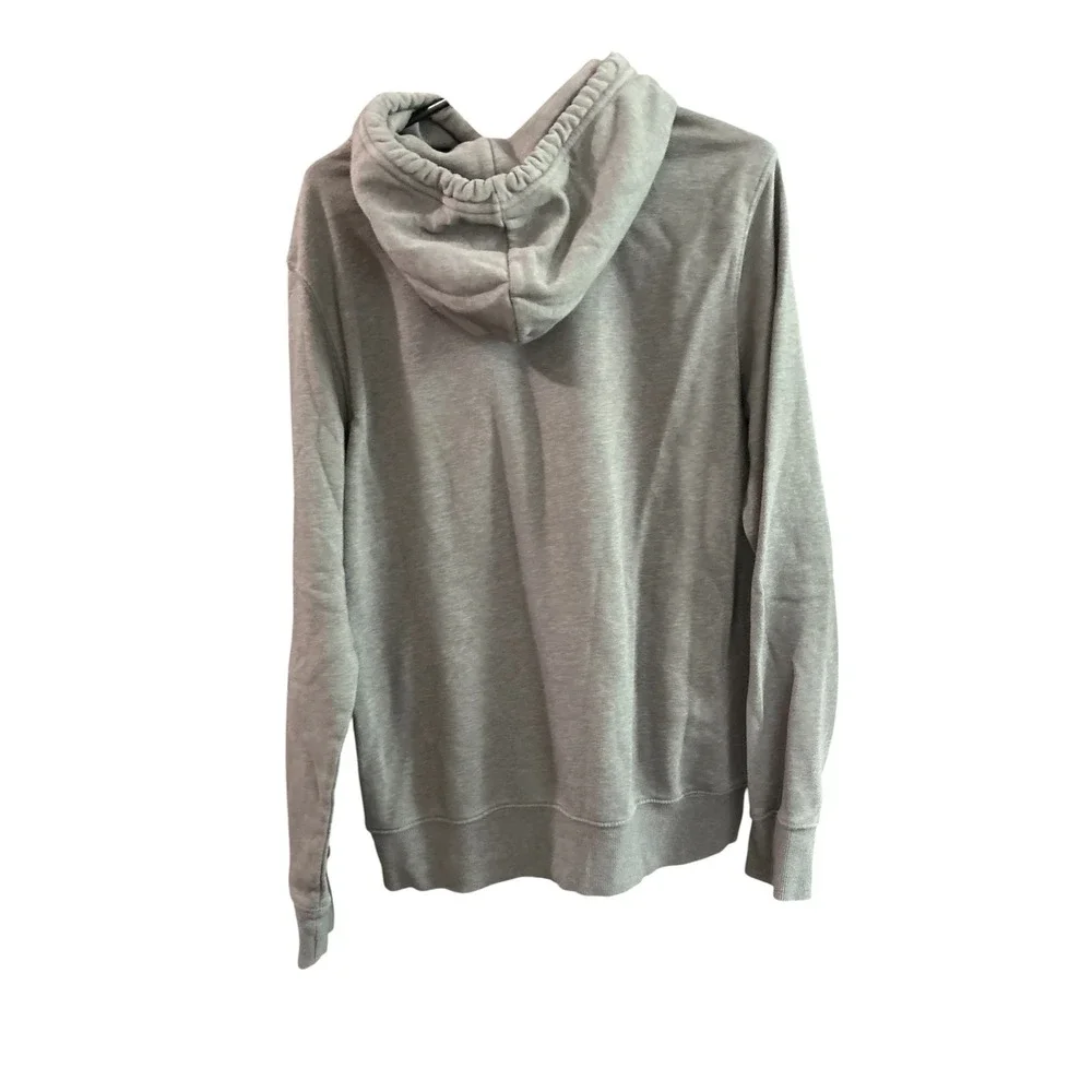The North Face Mens Half Dome Logo Pullover Hoodie Grey Heather Sweatshirt L